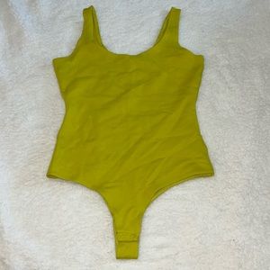 Lime green bodysuit